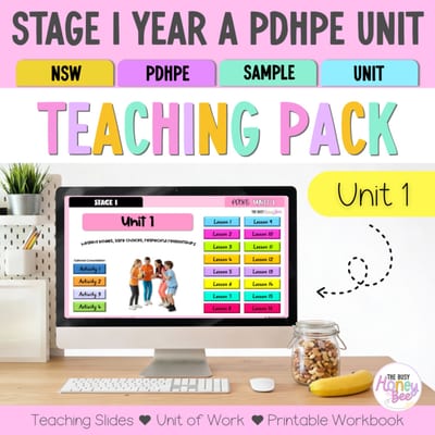 Stage 1 Year A NSW PDHPE Sample Unit 1 Teaching Pack