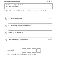 Classroom Vocabulary Reading & Writing Workbook | Grades 1–2 ELA ESL - thumbnail 4 of 4