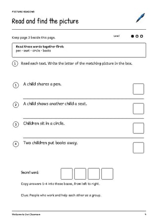 Classroom Vocabulary Reading & Writing Workbook | Grades 1–2 ELA ESL - image 4 of 4