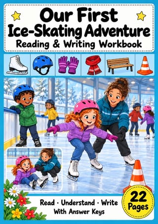Our First Ice Skating Adventure | Reading Comprehension & Writing | Grades 1-2 - image 1 of 4