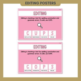 Writing Process Posters | Planning, Drafting, Revising, Editing & Publishing Anchor Charts - image 4 of 8