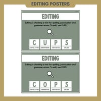 Writing Process Posters | Planning, Drafting, Revising, Editing & Publishing Anchor Charts - thumbnail 4 of 8
