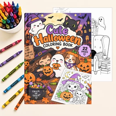 Cute Halloween Coloring Pages | Seasonal Art & Early Finishers