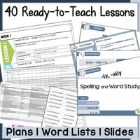 Spelling and Word Study | Set 1 | 10 Weeks of Lessons | Year 6 - thumbnail 3 of 5