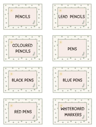 Visual Labels Classroom Editable Editable Classroom Labels Sage & Sunshine| Teacher Toolbox Labels ...