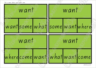 Tricky Word Match Activity (TAS font) - image 4 of 5
