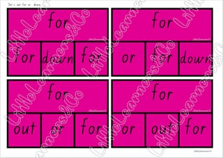 Tricky Word Match Activity (QLD font) - image 2 of 5