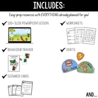 The Values Crew: Safe Sammy | Safe Behaviour Lesson | PowerPoint + Activities - thumbnail 4 of 5