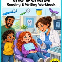 Dentist Visit Reading Comprehension & Writing Workbook | Grades 1-2 ELA