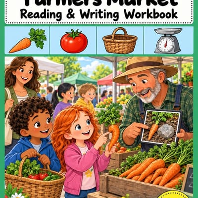 A Day at the Farmers Market | Reading Comprehension & Writing | Grades 1-2