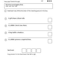 The Shoe Repair Mystery | Reading Comprehension & Writing | Grades 1-2 - thumbnail 4 of 4