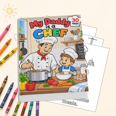 Chef Coloring Pages | Community Helpers Career Day Printable Activity