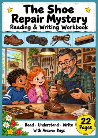 The Shoe Repair Mystery | Reading Comprehension & Writing | Grades 1-2 - image 1 of 4