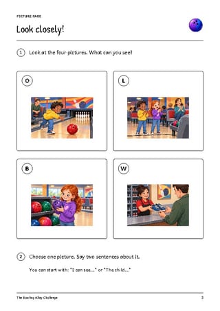 The Bowling Alley Challenge | Reading Comprehension & Writing | Grades 1-2 - image 3 of 4
