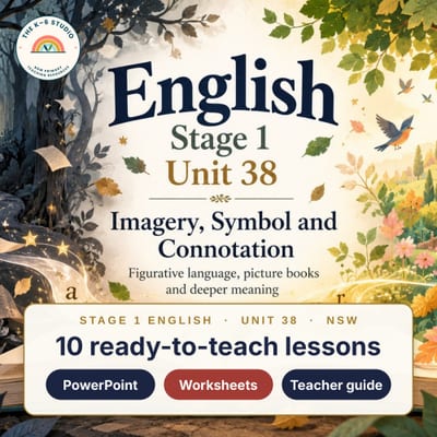 Imagery, Symbol and Connotation | Stage 1 English Unit 38 | NSW Syllabus | 10 Lessons