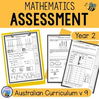 Year 2 Maths Assessments | Australian Curriculum v8 & v9 | Test Pack and Records - image 1 of 4