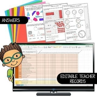 Year 2 Maths Assessments | Australian Curriculum v8 & v9 | Test Pack and Records - image 4 of 4