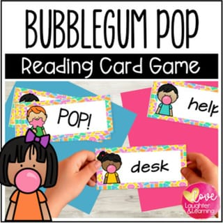CVCC/CCVC Word Reading Card Game - Bubblegum Pop - image 1 of 3