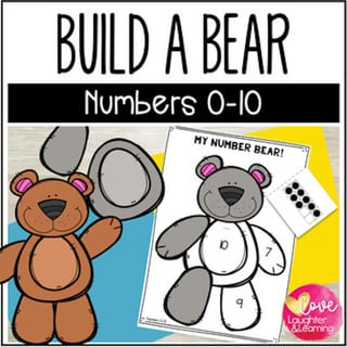 Number Game 0-10 - Build a Number Bear - image 1 of 3