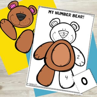 Number Game 0-10 - Build a Number Bear - image 2 of 3
