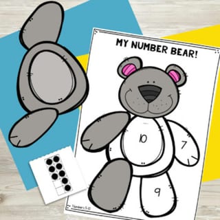 Number Game 0-10 - Build a Number Bear - image 3 of 3