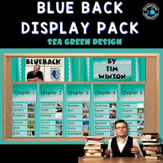 BLUEBACK - SEA GREEN, Banner-Word Wall, spelling , bingo, learning intentions - image 4 of 5