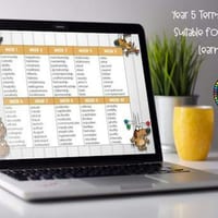 Grade 5 Term 2 Spelling- Suitable for Distance Learning - thumbnail 3 of 6