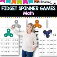 Fidget spinner math games I no prep!! I ideal for math groups and rotations - thumbnail 2 of 4