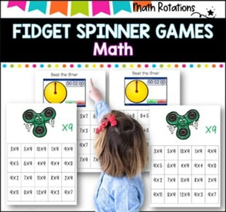 Fidget spinner math games I no prep!! I ideal for math groups and rotations - image 3 of 4