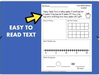Year 1 Word Problems Maths Worksheets Addition & Subtraction to 20 - image 4 of 4