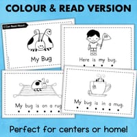 Emergent Readers Decodable Sight Word Books CVC Words Kindergarten Foundation Reading - thumbnail 4 of 5