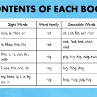 Emergent Readers Decodable Sight Word Books CVC Words Kindergarten Foundation Reading - thumbnail 5 of 5