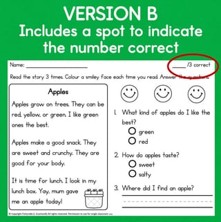 Year 1 Reading Comprehension Worksheets Decodable Passages with Questions - image 4 of 4