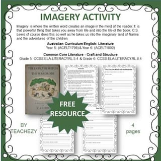 Imagery Writing Activity for Years 5 & 6 - image 1 of 4