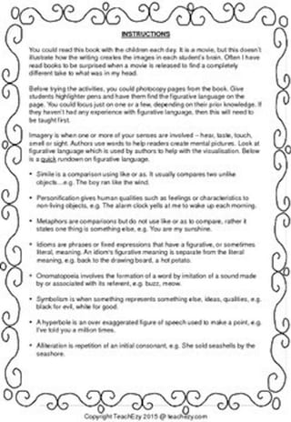 Imagery Writing Activity for Years 5 & 6 - image 2 of 4