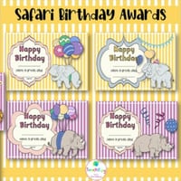 Safari Birthday Awards and Poster - thumbnail 3 of 4