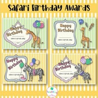 Safari Birthday Awards and Poster - thumbnail 4 of 4