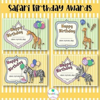 Safari Birthday Awards and Poster - image 4 of 4