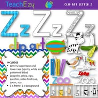 Letter Z Clip Art Pack