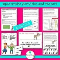 Apostrophe Activities and Posters - thumbnail 2 of 4