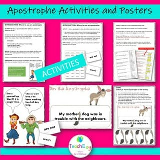 Apostrophe Activities and Posters - image 2 of 4