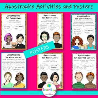 Apostrophe Activities and Posters - image 3 of 4