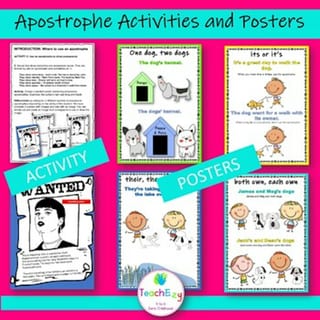 Apostrophe Activities and Posters - image 4 of 4