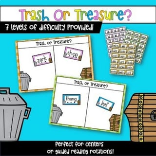 Trash or Treasure Phonics Sorting Activity - image 1 of 4
