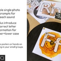 Beginning Sound Alphabet Letter Tracing Mats with Real Photos - thumbnail 3 of 4