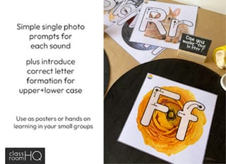 Beginning Sound Alphabet Letter Tracing Mats with Real Photos - image 3 of 4