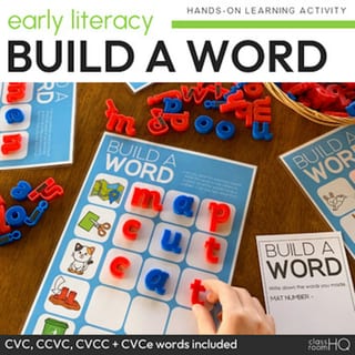 Build A Word - CVC CVCC CCVC CVCe Word Pack - image 1 of 4