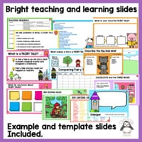 Fairy Tale Writing PowerPoint with Writing Papers - thumbnail 3 of 4