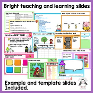 Fairy Tale Writing PowerPoint with Writing Papers - image 3 of 4