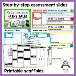 Fairy Tale Writing PowerPoint with Writing Papers - image 4 of 4